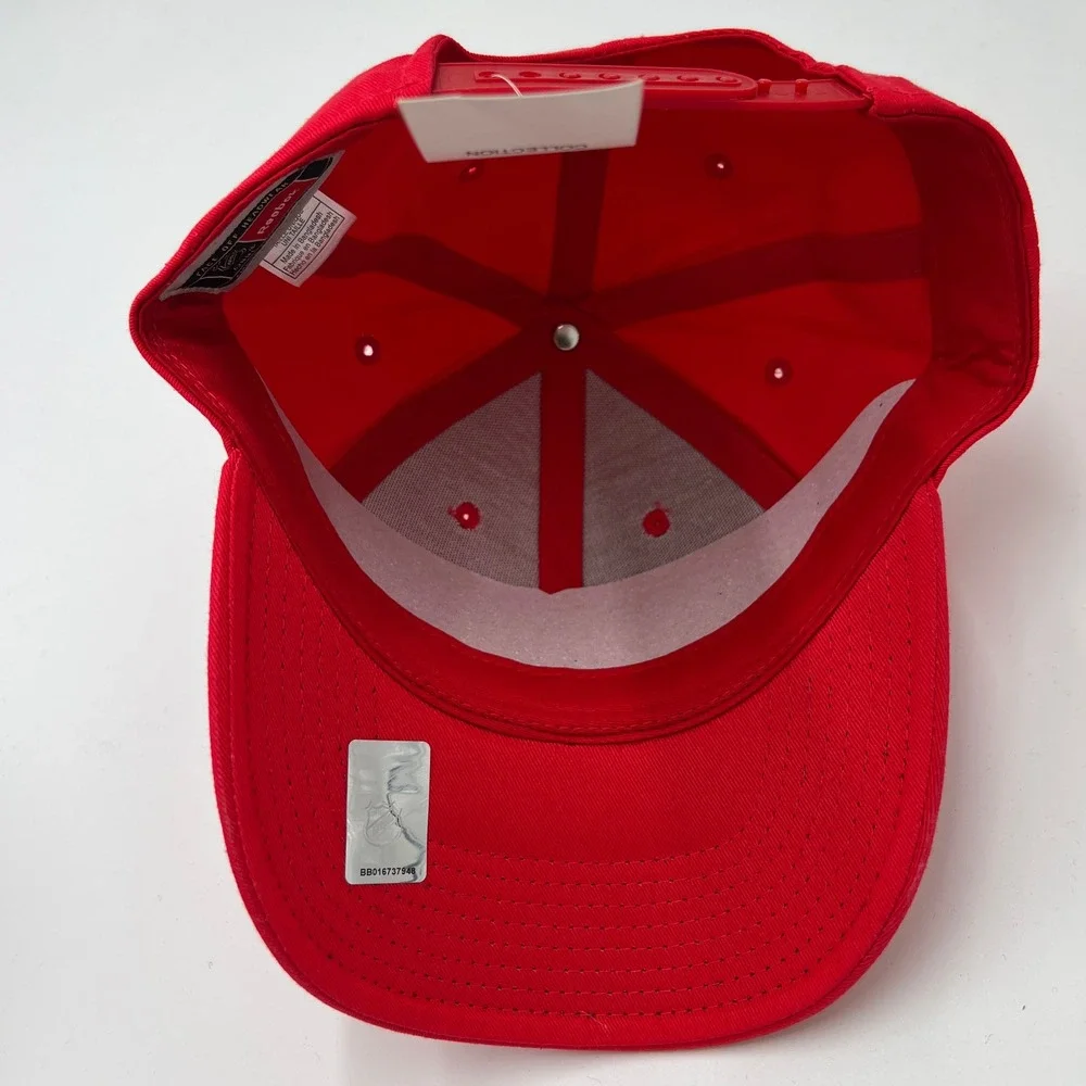Reebok Calgary Flames NHL Womens Snapback Hat Red Cotton Face Off‎ Headwear